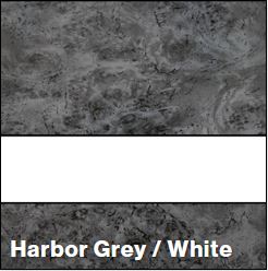 Harbor Grey/White LASERMAX 1/16IN - Rowmark LaserMax